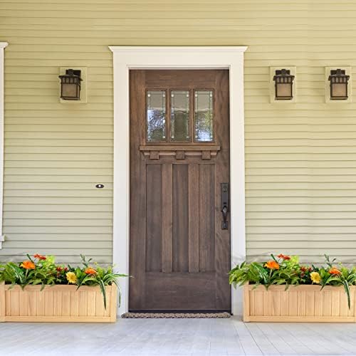 s afstar outdoor wooden planter box, folding raised, view 9