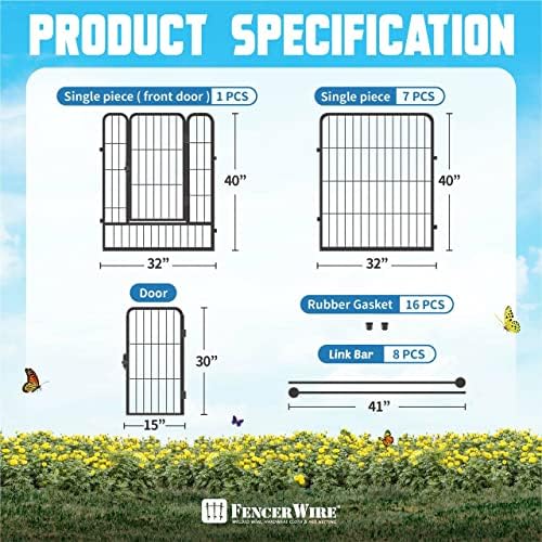 fencer wire decorative wire fence, panel decor, heavy shown in use