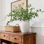 hyeflora 5pcs artificial eucalyptus leaves stem plants for shown in use