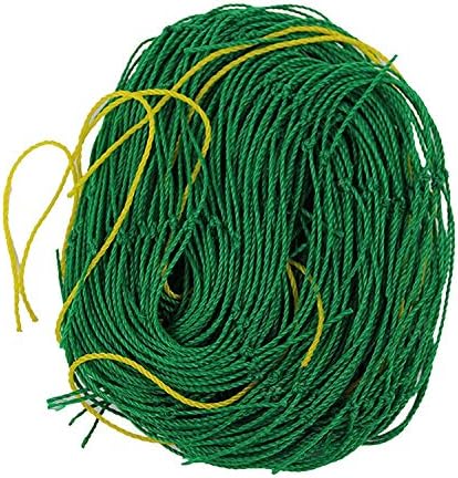 Pack of 2 Cucumber Tomato Trellis Netting, Heavy Duty Garden Netting for Climbing Plants Support, Pea, Grape, Bean, Fruit, Vegetables - 4" Mesh Size, 6Ft x 12Ft