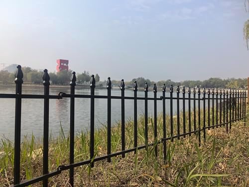arifaro 5 panels metal garden fence 18" h, package contents