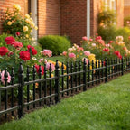 garden border fence, 23" w x 17" h on a desk or shelf