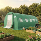king bird premium 25x10x6.6ft greenhouse for outdoors, large, view 9