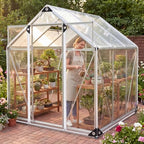 8' x 10' outdoor clear tarp curtain waterproof on a desk or shelf