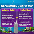 premium activated carbon for aquariums – 3 lbs, side view