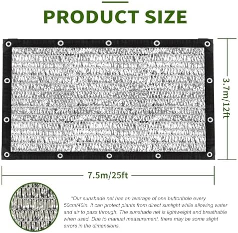 shade cloth-80% aluminum sunblock neting,durable mesh tarp with shown in use