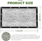 shade cloth-80% aluminum sunblock neting,durable mesh tarp with shown in use