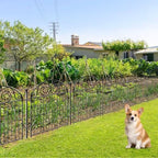 getlay tall garden fence animal barrier with gate on a desk or shelf
