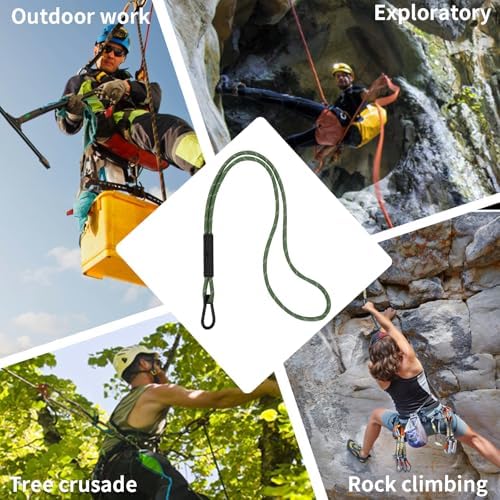 Heavy Duty Tree Swing Ropes, Hammock Tree Straps Hanging Kit, for Outdoor Swings Hammock Playground Set Accessories (1.75ft,21",Green,2Pack)
