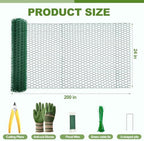 plant protectors from animals with extra wide 24" shown in use