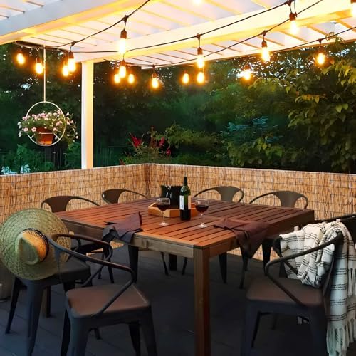 natural reed fencing rolls: privacy bamboo fence 3/4/5/6ft on a desk or shelf