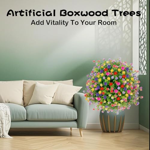 outdoor artificial flowers with spike, 23.6 inch fake, package contents