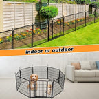 getlay 32 in(h) decorative garden fence with gate, package contents
