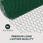 sls supply flora - green florist netting, customizable, side view