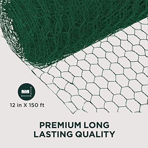 sls supply flora - green florist netting, customizable, side view