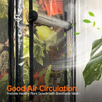 bstrip indoor greenhouse with grow light, pegboard and on a desk or shelf
