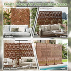 cofar metal privacy screen outdoor 72" h×44" w, package contents
