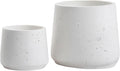 copenhagen copenhagen matt white ceramic plant pot set, main product view