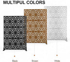 71" h freestanding metal privacy fences for outside, package contents