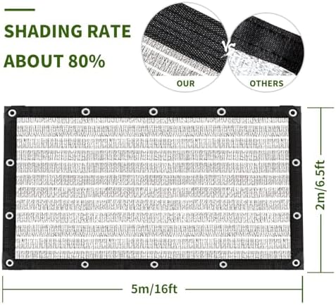 80% silver shade cloth for garden,pergola,greenhouse,chicken coop,kennels,shade cloth shown in use