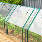 outsunny 12' x 3' x 3' mini greenhouse, view 9