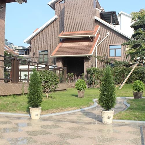 artificial topiary trees 3 foot artificial cedar trees shown in use