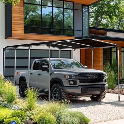 1 3/8'' canopy fittings for 8 leg carport, front angle view