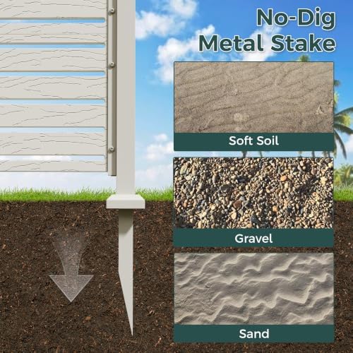 3 panels outdoor air conditioner fence, 48" w shown in use