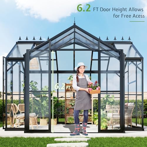 amerlife 12 x 10 x 8-ft hybrid polycarbonate on a desk or shelf