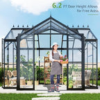 amerlife 12 x 10 x 8-ft hybrid polycarbonate on a desk or shelf