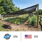 amgo 30% black shade cloth 12' x 16' showing dimensions
