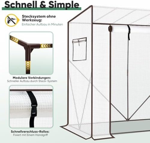 sekey greenhouse foil greenhouse 200 x 170 x shown in use