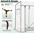 sekey greenhouse foil greenhouse 200 x 170 x shown in use