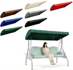 Patio Swing Chair Replacement Canopy Universal Porch Swing Canopy Replacement Cover, Waterproof Garden Swing Canopy for Yard Balcony Poolside(Green,64x45x8in(164x114x20cm))