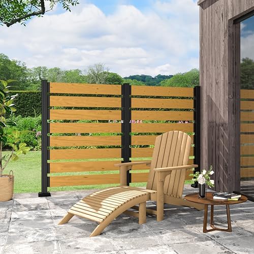 mupater 49'' h×78'' w outdoor fence privacy screen, view 9