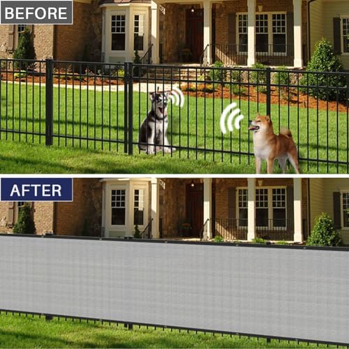 windscreen4less privacy fence screen 5' x 50' heavy, close-up detail