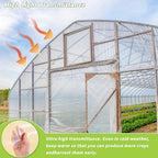 6 mil greenhouse plastic sheeting, 10 x 50, close-up detail
