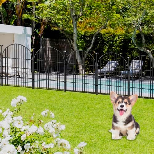 36in tall garden animal barrier, 8 panels pet, package contents
