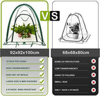 porayhut pop up greenhouse cover flower house,pack of, close-up detail