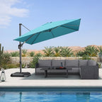 purple leaf patio umbrella outdoor 10' x 10' shown in use