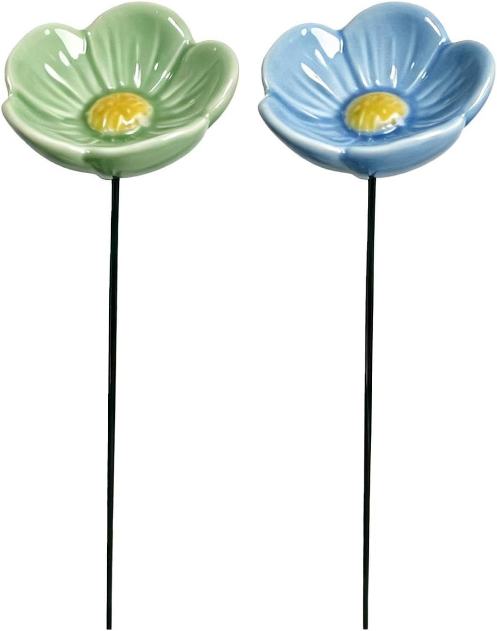 Bee Bath for Garden Ceramic Weather Resistant | Bee Feeder Cups for Yard Outside Home Patio Porch Deck Balcony Backyard Outdoor
