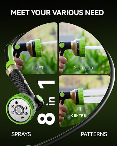 rainpoint hose sprayer nozzle heavy duty - 2, front angle view