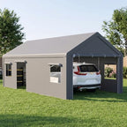 13x25 ft heavy duty carport, portable garage car, view 9