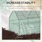 outsunny 6 x 3 x 1ft metal planter, view 9