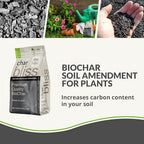 char bliss (24 qts) - organic biochar soil shown in use