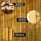 forever bamboo natural bamboo fencing decorative rolled fence, view 17