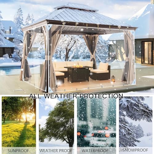 lc&qs clear tarps heavy duty pvc, transparent tarp on a desk or shelf