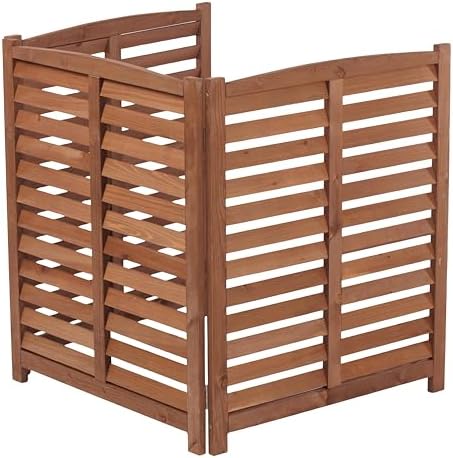 knocbel privacy screen solid wood decorative fences air showing dimensions