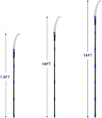 Pole Saws for Tree Trimming, 7.5 FT Long Extension Pruning Saw, Lightweight Stainless Steel Extension High Pole Pruning Pole Saw with Blade for Trimmer Yard Garden and Patios Trees Branches
