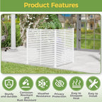 air conditioner fence panels, 47" w x 48" shown in use